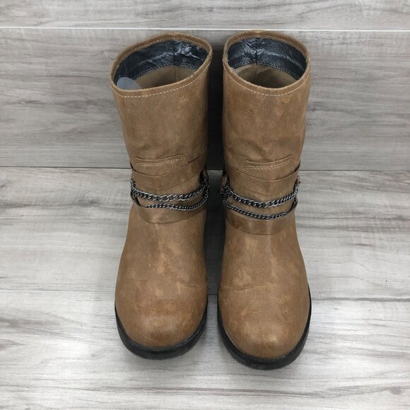 Coconuts by Matisse Boots Women's 8.5 Berriman Brown Pull On Shoes - Picture 5 of 11